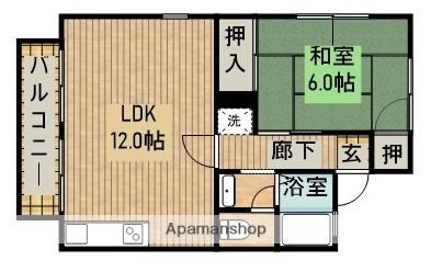 リュミエールＡ 102 ｜ 静岡県浜松市中央区有玉台３丁目（賃貸アパート1LDK・1階・42.03㎡） その2