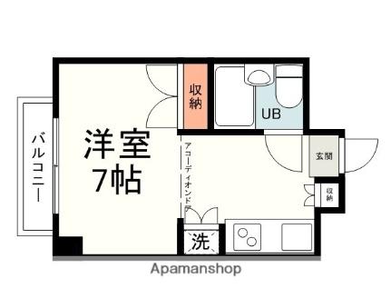 ラメゾンコマ 503｜静岡県静岡市葵区駒形通１丁目(賃貸マンション1K・5階・22.36㎡)の写真 その2