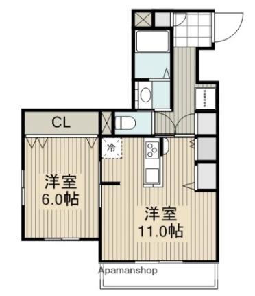 カーサミラ音羽 108｜静岡県静岡市葵区音羽町(賃貸マンション1LDK・1階・48.72㎡)の写真 その2