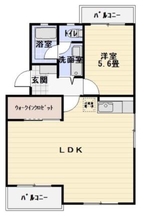 トラスト 201 ｜ 静岡県静岡市清水区八坂北１丁目（賃貸マンション1LDK・2階・50.85㎡） その2