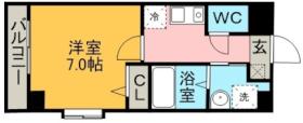 カーサ吹上 306 ｜ 愛知県名古屋市昭和区車田町２丁目（賃貸マンション1K・3階・24.71㎡） その2