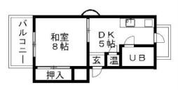 ブルーデル千種 2階3LDKの間取り