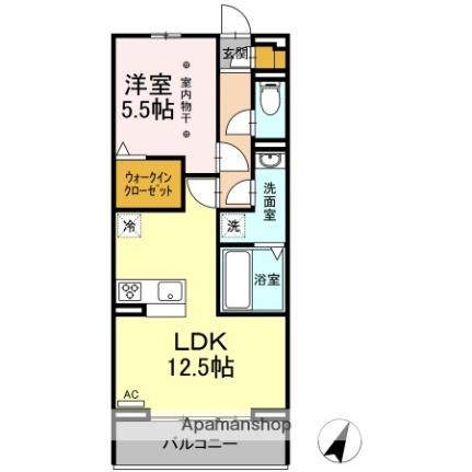 愛知県春日井市中央通１丁目(賃貸アパート1LDK・2階・45.81㎡)の写真 その2