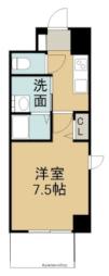 ガイドウェイバス志段味線 大曽根駅 徒歩5分の賃貸マンション 2階1Kの間取り