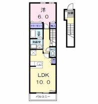 ルミエール 202 ｜ 愛知県名古屋市港区稲永５丁目（賃貸アパート1LDK・2階・42.71㎡） その2