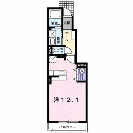 プラティーク　II 105 ｜ 三重県三重郡川越町大字豊田（賃貸アパート1R・1階・32.90㎡） その2