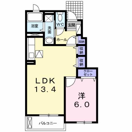 メゾンドゥエスポワールIIーＡ 102｜三重県四日市市広永町(賃貸アパート1LDK・1階・45.89㎡)の写真 その2