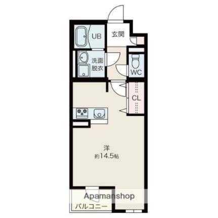 仮称）四日市市元町マンション 402｜三重県四日市市元町(賃貸マンション1R・4階・37.19㎡)の写真 その2