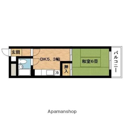 三重県名張市平尾(賃貸マンション1DK・2階・26.00㎡)の写真 その2