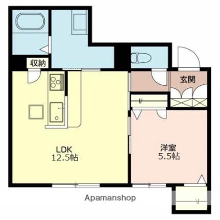 グラン　ソル　ルチア 107 ｜ 滋賀県長浜市南高田町（賃貸アパート1LDK・1階・46.10㎡） その2