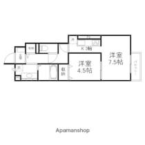 滋賀県大津市大江５丁目（賃貸アパート1LDK・1階・41.22㎡） その2