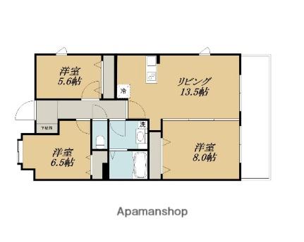 Ｆｏｒｅｓｔ　Ｃｈｅｒｉｅ 802｜滋賀県草津市野村５丁目(賃貸マンション3LDK・8階・80.09㎡)の写真 その2