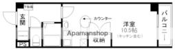 JR東海道・山陽本線 栗東駅 徒歩14分の賃貸マンション 1階1Kの間取り