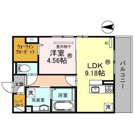 ＳＴＥＬＬＡ　ＴＡＫＡＳＡＧＯ 201｜滋賀県大津市高砂町(賃貸アパート1LDK・2階・40.27㎡)の写真 その2