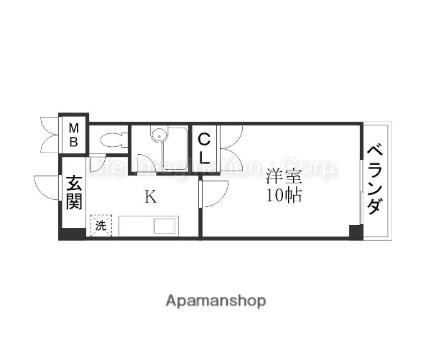 アートプラザ南笠 3007｜滋賀県草津市南笠東４丁目(賃貸マンション1K・3階・27.54㎡)の写真 その2