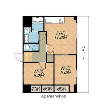 ソレイユ千 506｜滋賀県守山市播磨田町(賃貸マンション2LDK・5階・57.60㎡)の写真 その2