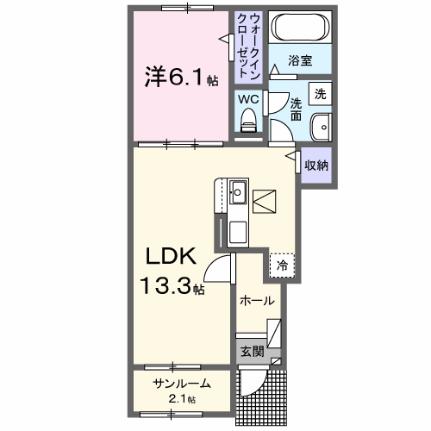 グラン　シエル 102｜滋賀県大津市見世２丁目(賃貸アパート1LDK・1階・50.05㎡)の写真 その2