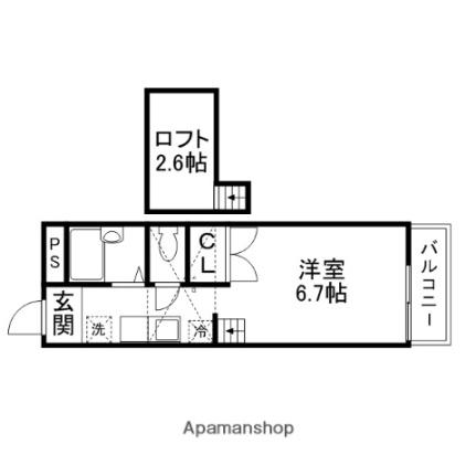 ファーストハイツ 208｜滋賀県彦根市長曽根南町(賃貸アパート1K・2階・22.37㎡)の写真 その2