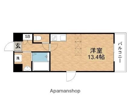 グランラヴィーヌ 308 ｜ 滋賀県大津市本堅田３丁目（賃貸マンション1R・3階・32.40㎡） その2