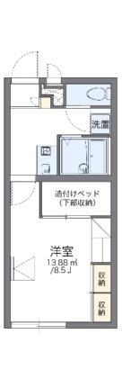 レオパレス駿 109｜滋賀県愛知郡愛荘町石橋(賃貸アパート1K・1階・23.18㎡)の写真 その2