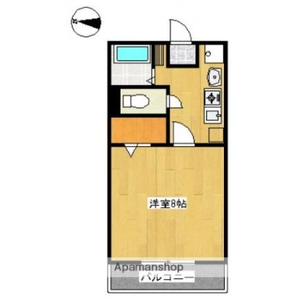 ウィングヒルズ笠山 228｜滋賀県草津市笠山４丁目(賃貸アパート1K・2階・24.85㎡)の写真 その2