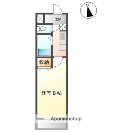 ＷＡＶＥ－Ｋ2 206｜滋賀県大津市月輪２丁目(賃貸マンション1K・2階・22.96㎡)の写真 その2