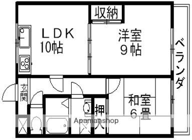 Ｎａｓｕ27 203｜滋賀県彦根市後三条町(賃貸マンション2LDK・3階・56.70㎡)の写真 その2