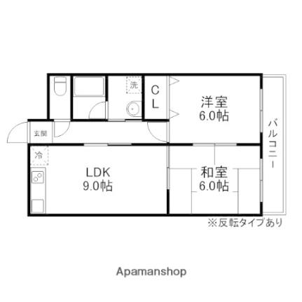 Ｎａｓｕ1ビル 705｜滋賀県彦根市平田町(賃貸マンション2LDK・7階・55.00㎡)の写真 その2