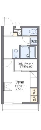 レオパレスベルハイム笠山 104｜滋賀県草津市笠山３丁目(賃貸アパート1K・1階・21.81㎡)の写真 その2