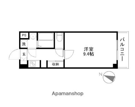 エンゼルプラザ　瀬田駅前 708｜滋賀県大津市大萱１丁目(賃貸マンション1K・7階・27.72㎡)の写真 その2