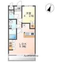 ナチュラルハイム 203 ｜ 滋賀県愛知郡愛荘町軽野（賃貸マンション1LDK・2階・36.00㎡） その2