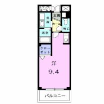 ファウンダー　オブ　ティー 207 ｜ 滋賀県米原市下多良３丁目（賃貸マンション1K・2階・25.82㎡） その2