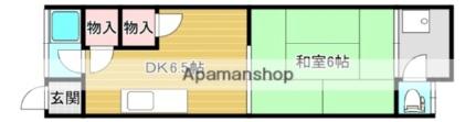 上田住宅 3｜京都府城陽市枇杷庄島ノ宮(賃貸アパート1DK・1階・27.13㎡)の写真 その2