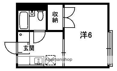 ハイツエスペランサー 203｜京都府京田辺市興戸南落延(賃貸アパート1K・2階・19.00㎡)の写真 その2