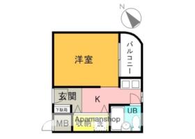 大阪府枚方市東山１丁目（賃貸マンション1K・2階・19.80㎡） その2