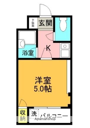 京阪プリンスマンション 201｜大阪府寝屋川市萱島南町(賃貸マンション1K・2階・14.20㎡)の写真 その2