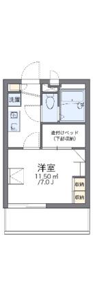 レオパレスプラスパ平田 311｜大阪府茨木市平田２丁目(賃貸マンション1K・3階・19.87㎡)の写真 その2