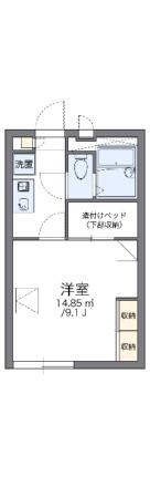 レオパレスミルキーウェイ 203｜大阪府高槻市天川新町(賃貸アパート1K・2階・23.18㎡)の写真 その2