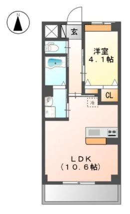 ケーアイ木屋 303｜大阪府寝屋川市木屋町(賃貸マンション1LDK・3階・38.25㎡)の写真 その2