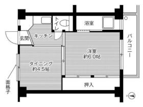 ビレッジハウス星ヶ丘1号棟 0110 ｜ 大阪府枚方市星丘４丁目（賃貸マンション1DK・1階・28.98㎡） その2