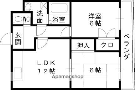 グランドメゾン 302｜大阪府高槻市氷室町４丁目(賃貸マンション2LDK・3階・51.30㎡)の写真 その2