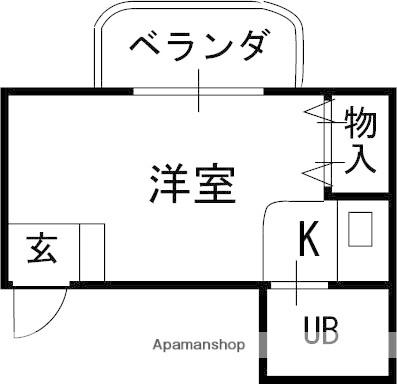 大阪府寝屋川市池田１丁目(賃貸マンション1R・1階・17.00㎡)の写真 その2