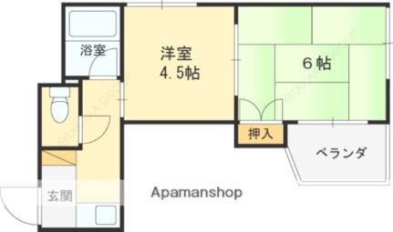 大阪府東大阪市小阪本町１丁目(賃貸マンション2K・2階・27.50㎡)の写真 その2