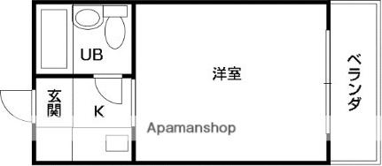 ロータリーマンション永和 705｜大阪府東大阪市永和１丁目(賃貸マンション1K・7階・15.38㎡)の写真 その2