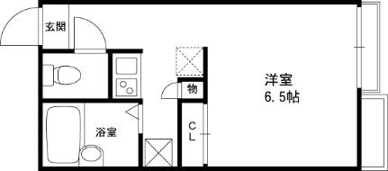 レオパレスシュバリエ 101｜大阪府東大阪市花園本町２丁目(賃貸アパート1K・1階・20.28㎡)の写真 その2