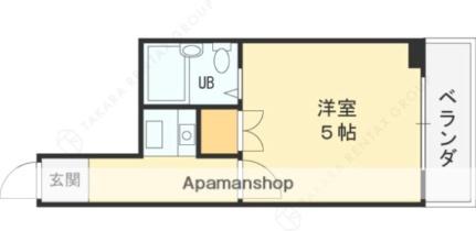 大阪府東大阪市友井５丁目(賃貸マンション1K・2階・20.00㎡)の写真 その2