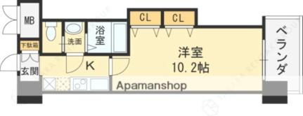 Ｌｕｘｅ布施北II 807｜大阪府東大阪市長堂２丁目(賃貸マンション1K・8階・30.00㎡)の写真 その2