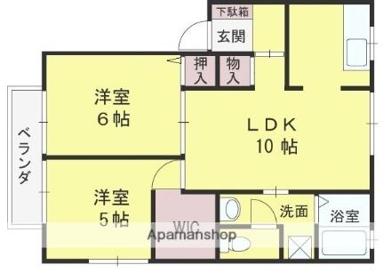 大阪府羽曳野市誉田３丁目(賃貸アパート2LDK・2階・50.66㎡)の写真 その2