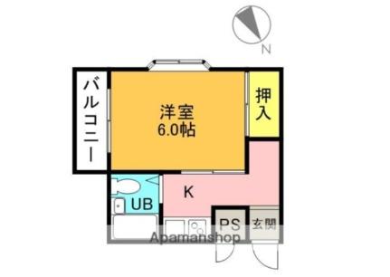 フロンティア長尾II 211｜大阪府枚方市長尾家具町３丁目(賃貸マンション1K・2階・19.44㎡)の写真 その2