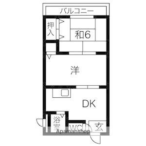 プレアール南住吉 303｜大阪府枚方市宮之阪３丁目(賃貸マンション2DK・3階・34.00㎡)の写真 その2